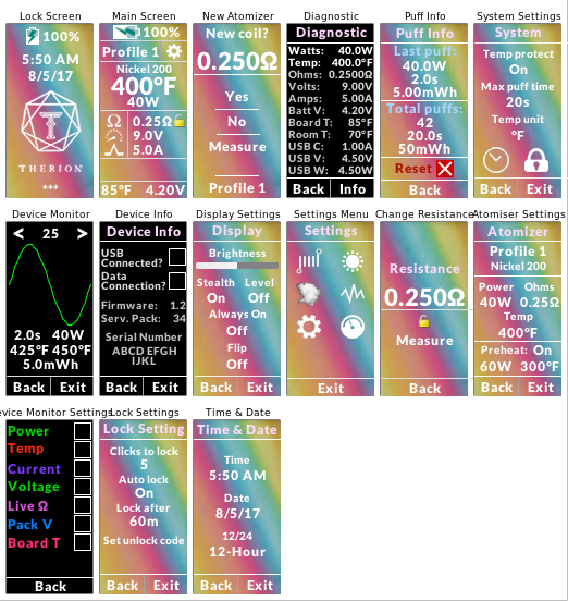 Therion 75C Rainbow Theme (UK/AU & US versions) - DNA 75 Color, 100 ...