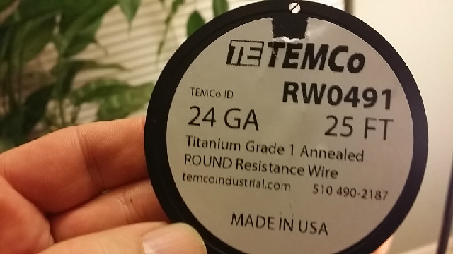 Titanium Round Wire, Soft - RioGrande