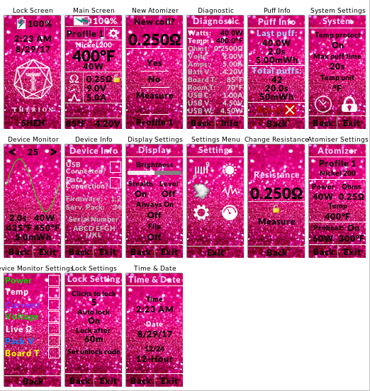 More information about "HOT PINK GLITTER THEME"