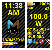 More information about "BWacher Theme for Mirage Carbon Black English Version"