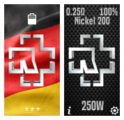 More information about "Rammstein "Deutschland" - Germany Flag - Steel Logo"