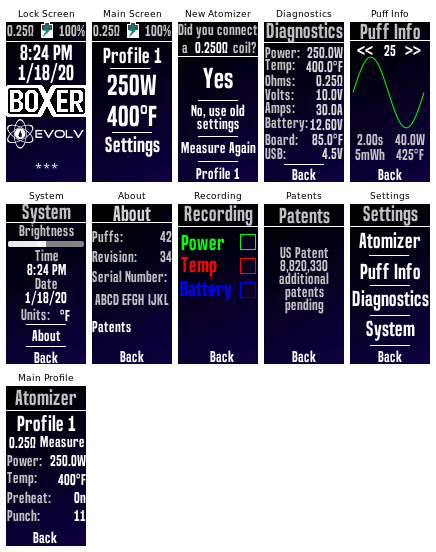 Boxer Mod BOXER MOD 250C - DNA 75 Color, 100 Color, 250 Color - Evolv DNA Forum
