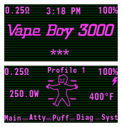 More information about "Vapeboy3000 purple theme"