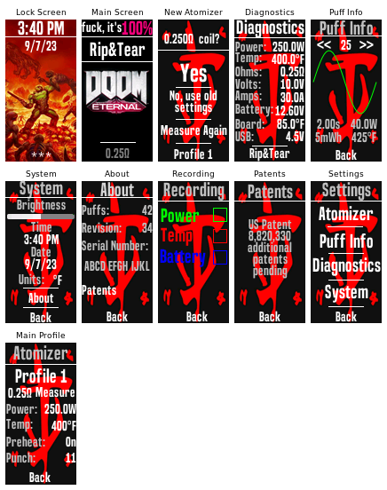 Doom Color Numbers Doom Eternal theme (100 colour) - DNA 75 Color, 100 Color, 250 Color ...